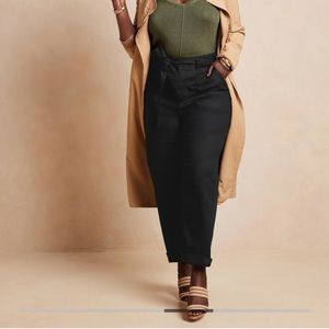 Banana Republic Factory High Rise Linen-Blend Utility Pant